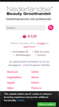 Mobile Screenshot of nederlandse-beautygroothandel.nl