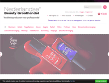 Tablet Screenshot of nederlandse-beautygroothandel.nl